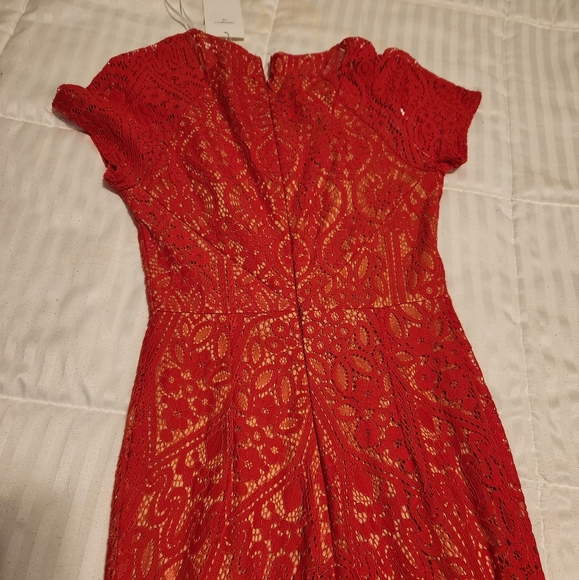 Red lace dress NWT - Picture 5 of 5